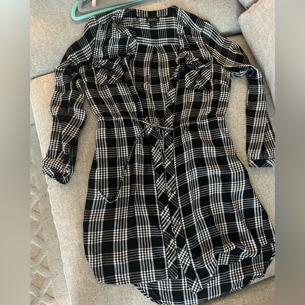 Lucky Brand long Plaid shirt
